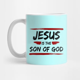 Jesus Is The Son Of God | Christian Typography Mug